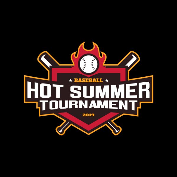 Hot Summer Tournament Baseball logo 01 Thumbnail