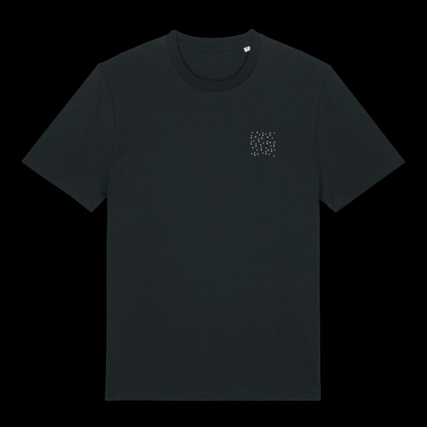 Kommapatroon unisex T-shirt zwart Thumbnail